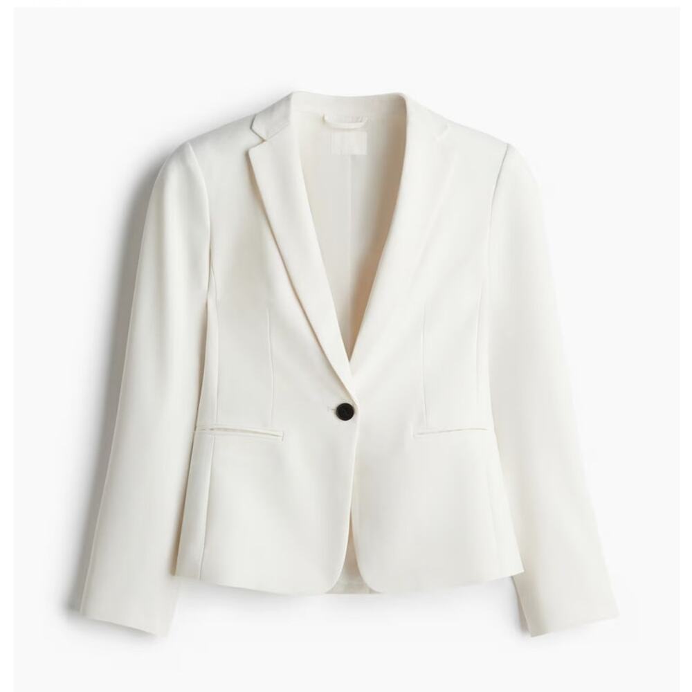 $60 NWT H&M White Blazer Size XL